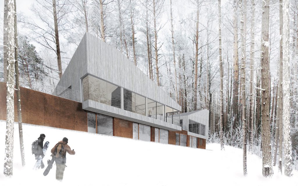 Le Chalet Memphrémagog 3D Le Chalet Memphrémagog
